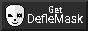 A dark grey button that says 'Get DefleMask' with the DefleMask logo to the left.